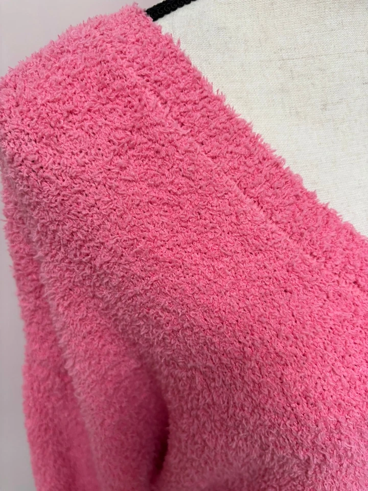 Nuevo SANCTUARY Rosa Melocotón Acogedor Suéter Mujer XL Top Difuso Nuevo con Etiquetas Foto 3 de 4