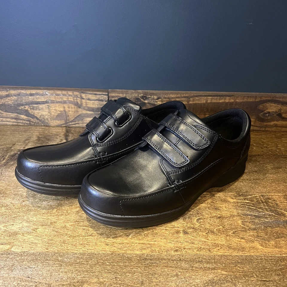 Dr Scholls Michael Comfort Cushion Men's 13 Wide Black Double Strap Shoes - Image 3 of 4