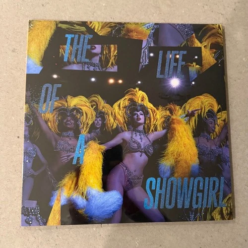 Taylor Swift The Life Of A Showgirl Lakeside Beach Blue Sparkle Vinyl Record