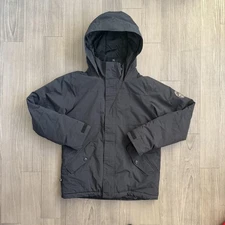Burton Jacket Youth Large Black Hooded DRYRIDE Insulated Snowboard Room-To-Grow