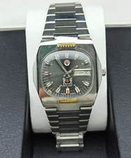 GENUINE RADO MUSKETEER IV WATCH AUTOMATIC 70s SWISS RARE SQUARE DIAL SWISS