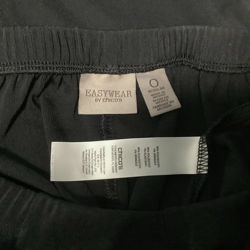 CHICO’S Easywear Black Slinky Crop Pants Women’s Sz 0 - Bild 7 von 7