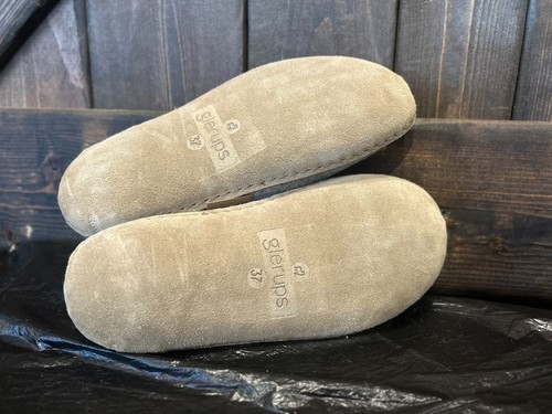 Glerups Slipper grau Wolle Slipper mit Lederboden - EU Größe 37 - Bild 4 von 5