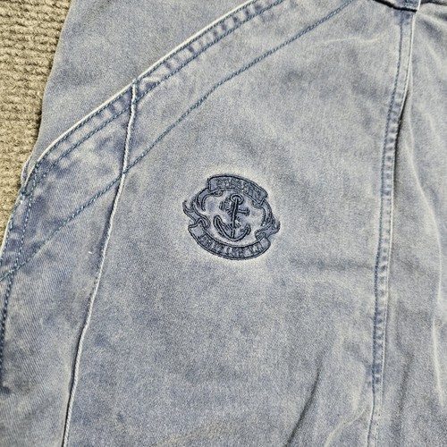 VTG 90s Pussers West Indies Twill Blue Safari Nautical Sailing Shorts 42 6.5" - Picture 9 of 13