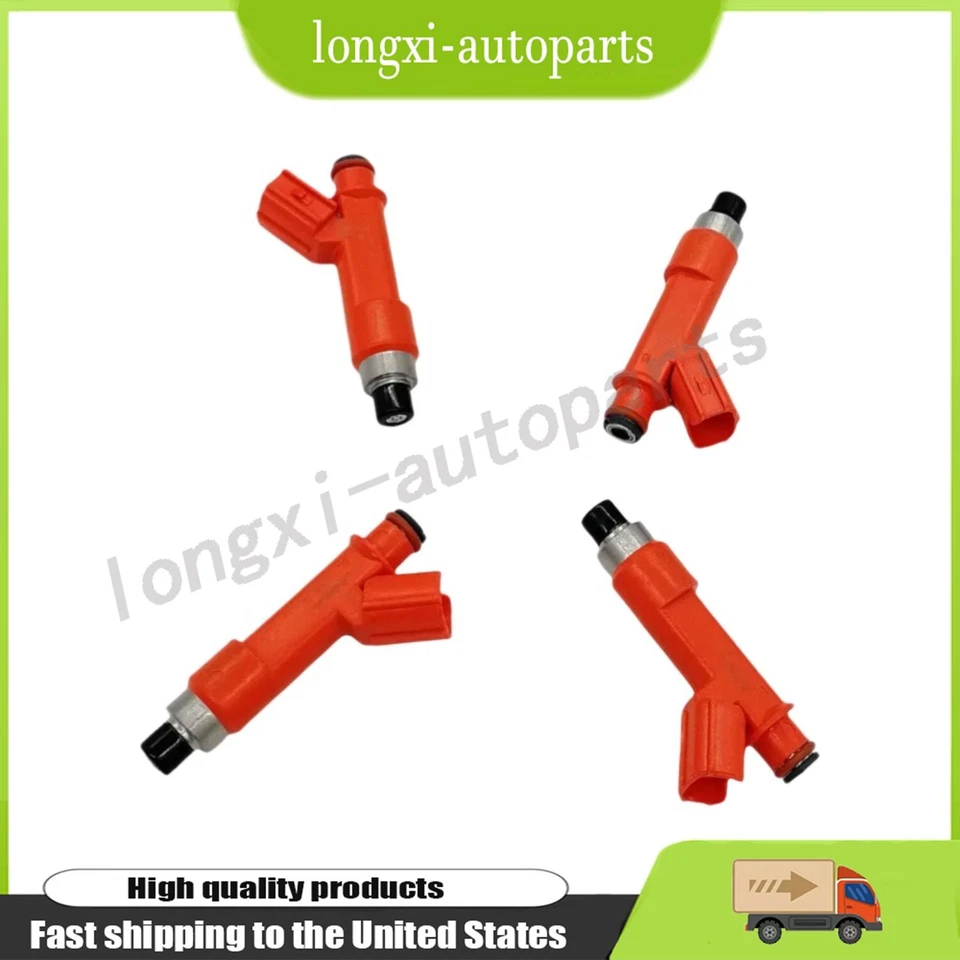 4x Inyectores de combustible para Toyota Corolla 1,8 L 1998-2008 y Matrix 1,8 L 2003-2008 Foto 4 de 4