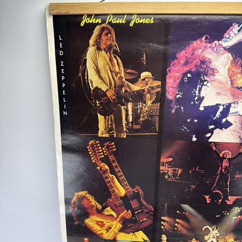 Vintage London Print Led Zeppelin Live Collage Poster 1979 Rare 24"x39" - Picture 3 of 11