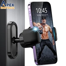 Magnetic Phone Holder 360° Adjustable Smartphones Mount for Gym Golf Cart Car		