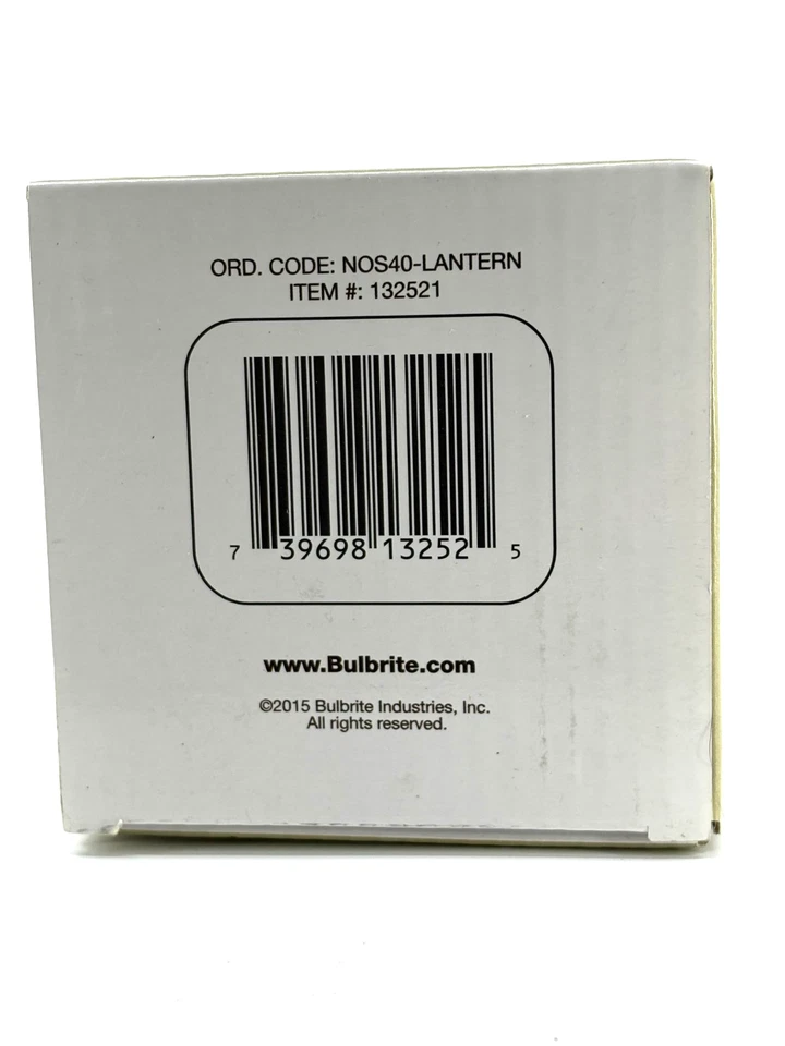 NEW! BULBRITE NOSTALGIC LOOP 40W A21 120V EDISON BULB Lantern Vintage Look - Image 4 of 4