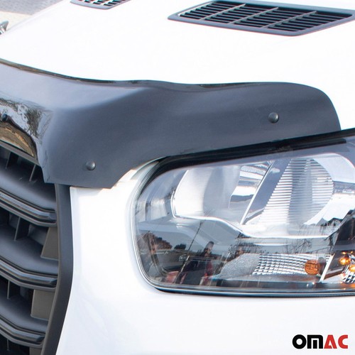 Front Bug Shield Hood Deflector Guard for Ford Transit 2021-2025 Black Smoke - Bild 9 von 11