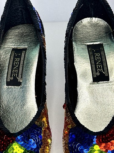 80s Vintage J. Renee, women’s heels size 8M, dress shoes, classic pumps, retro - Picture 7 of 13