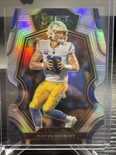 2022 Select Prizm Silver Die Cut #155 Justin Herbert Chargers