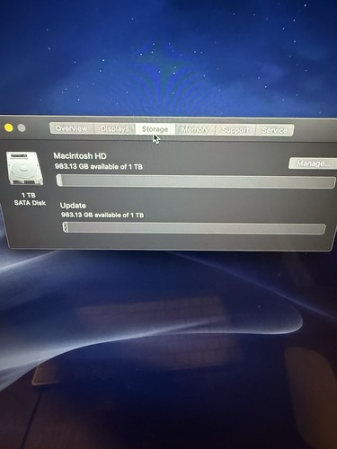 21.5" Apple iMac with Retina 4K Core i3 3.6GHz 8GB RAM 1TB HHD Silver, Good - Picture 6 of 10