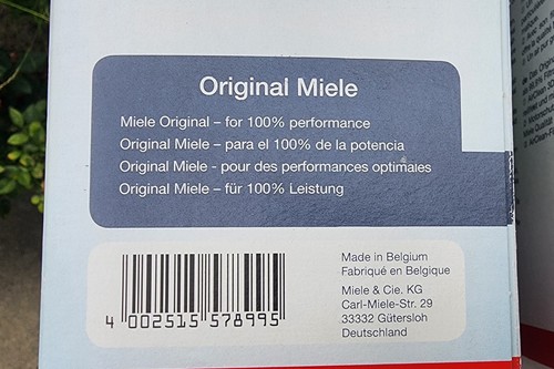 Genuine Miele AirClean 3D Efficiency U Vacuum Cleaner Bags (4 bags + 2 Filters) - Picture 17 of 17