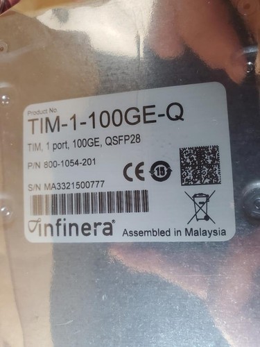 NEW INFINERA TIM-1-100GE-Q 100GE 1006422 TRIBUTARY INTERFACE MODULE - Afbeelding 4 van 4