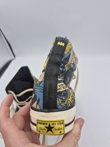 Converse Chuck Taylor All Star Batman DC Comics High Top Sneakers UK 10.5 EU 44 - Picture 18 of 24