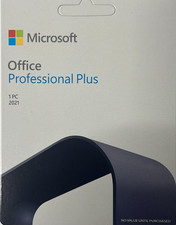 Microsoft office 221 Professional Plus License Card Windwos 10 & 11 Not For Mac
