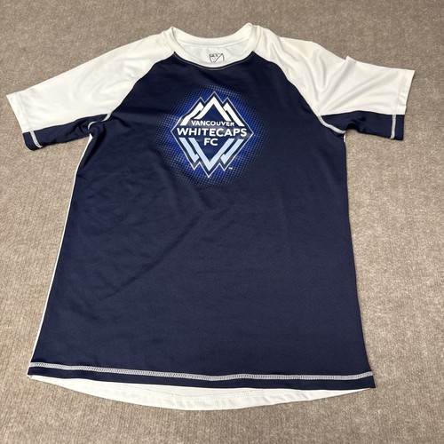MLS Youth Boys 14/16 Vancouver Whitecaps Short Sleeve T-shirt FC Soccer
