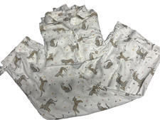Loft Women  s Pajama Set With Cheetahs Cotton Viscose Blend S M