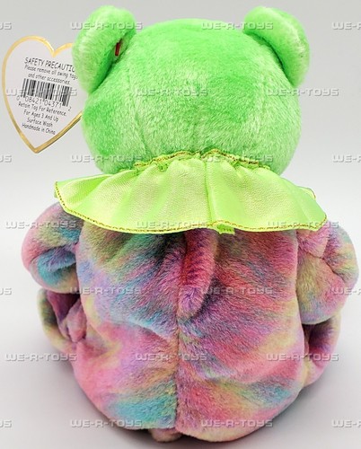Ty Beanie Babies August the Birthday Bear Birthstone Peridot Plush 2001 - Picture 6 of 8