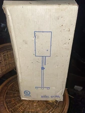 StyleCraft BP7482 Brushed Steel Table Lamp Frosted Glass Shade Adjustable UL