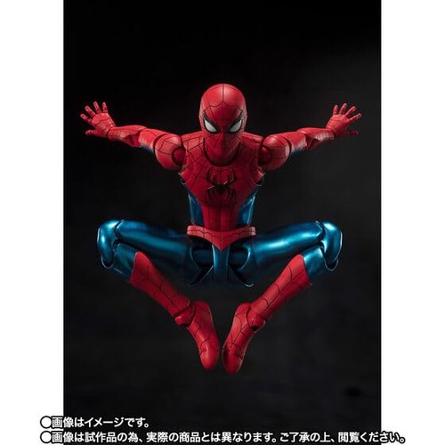 S.H.Figuarts Spider-Man New Red & Blue Suit Spider-Man No Way Home - Picture 14 of 16