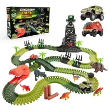 USA Toyz Dinosaur Track STEM Set Toy 225 Piece