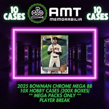 Jansel Luis Diamondbacks 2025 Bowman Chrome Mega 10X Case 200X Box Break #1