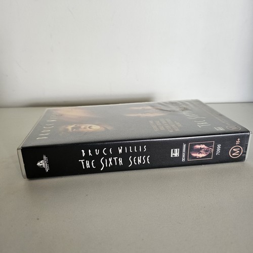 The Sixth Sense VHS Tape 1999, Horror, Rated M15+, Bruce Willis, Free Postage. - Picture 3 of 7