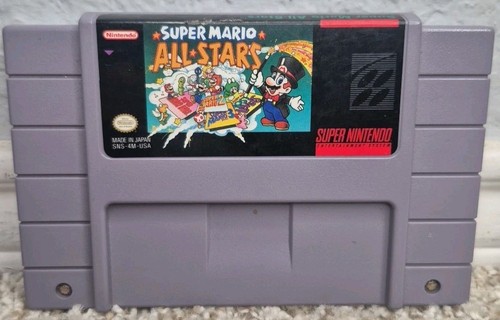 Super Mario All-Stars (Super Nintendo Entertainment System, 1993) Authentic SNES - Picture 1 of 4