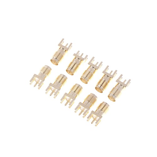 10 Pcs SMA Female Jack Adapter SMA Female Base Socket Jack With Solder PCB Board - Zdjęcie 8 z 10
