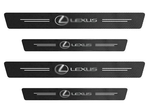 4PCS For Lexus Car Accessories Door Sill Protector Scuff Guard Cover Trim 2021 - Picture 9 of 24