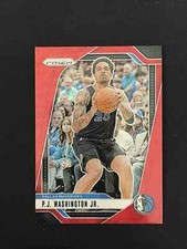 P.J. Washington JR. 2024-25 Panini Prizm RC Red Wave Prizm #174
