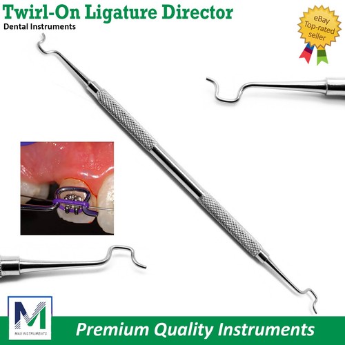 Twirl-On Elastic Placer Ligature Applicator Brackets Director Orthodontic Dental - Picture 2 of 7