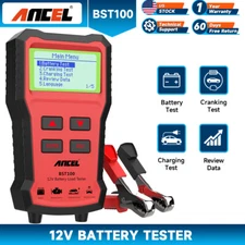 ANCEL BST100 Auto 12V Battery Load Tester 100-2000CCA Cranking Charging Analyzer