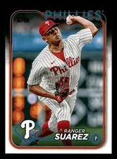 2024 Topps Ranger Suárez #229 Philadelphia Phillies Series 1 Baseball Card Mint