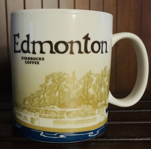 Starbucks 2009 Edmonton Collector Series Coffee Mug Cup 16 Fl Oz.