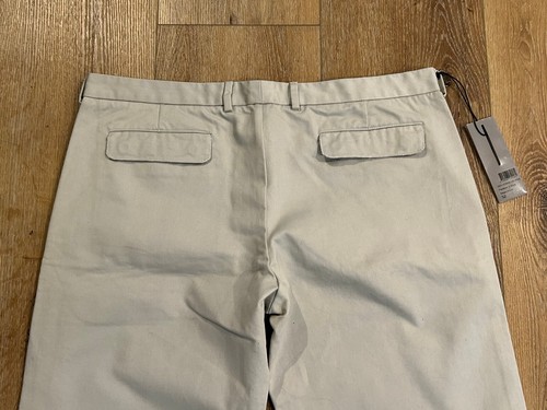 RARE DIOR HOMME SLIMANE ERA S/S 05 BEIGE TROUSERS SIZE US 36 / IT 52 NWT - Picture 7 of 8