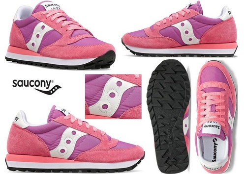 Saucony Jazz Original Women Girl Pink Sneakers Sporty S1044 663 - Picture 4 of 4