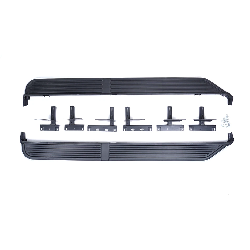Side Steps Running Boards For Land Rover Discovery 3/4 Black silver 2005-2015 UK - Image 3 of 4