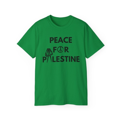 T-shirt Pace per la Palestina, maglietta attivismo, maglietta di supporto, protesta in Medio Oriente - Foto 32 di 72