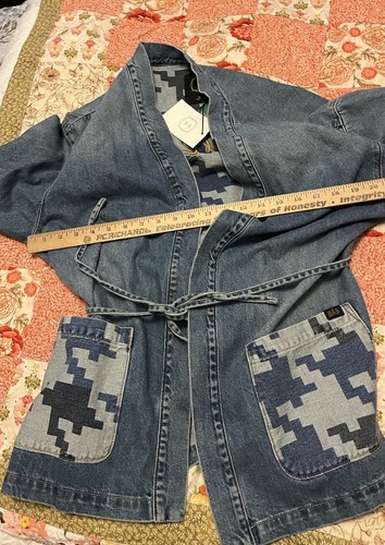 Gap X Dap Harlem Denim leichte Jacke Blazer Large Neu mit Etikett - Bild 4 von 6