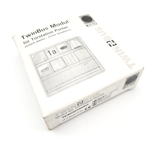 Ritto 4760/70 Türsprechmodul TwinBus Modul für Türstation Portier weiß - 第 2/4 張圖片