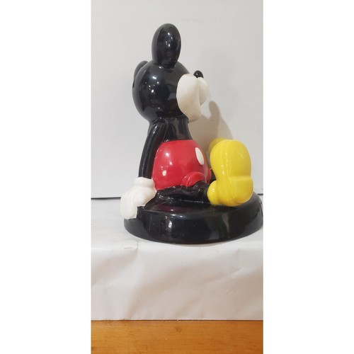 Vintage Mickey Mouse Sparschwein. Keramik; sitzend; Walt Disney.  GUC - Bild 6 von 10