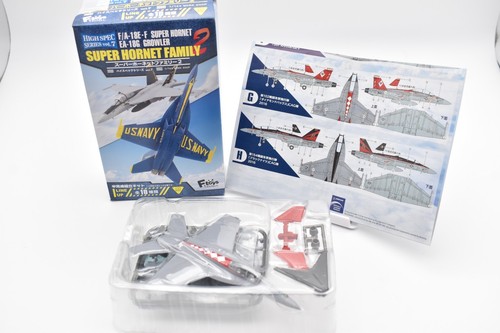 Familia F-Toys Super Hornet 2 1/144 10 tipos de F/A-18 Super Hoenet 2023 Japón - Imagen 63 de 104