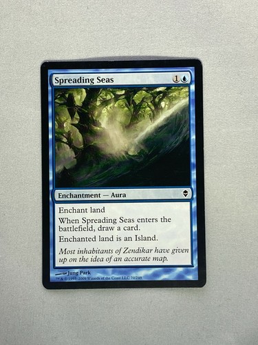 MTG Spreading Seas Zendikar Magic the Gathering - Picture 1 of 2