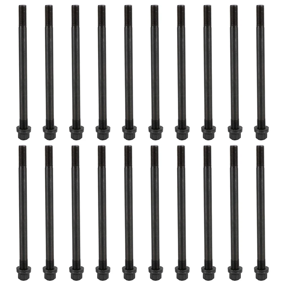 18mm Cylinder Head Stud Kit&Head Gasket For Ford 6.0L V8 Diesel 03~07 - Image 2 of 4