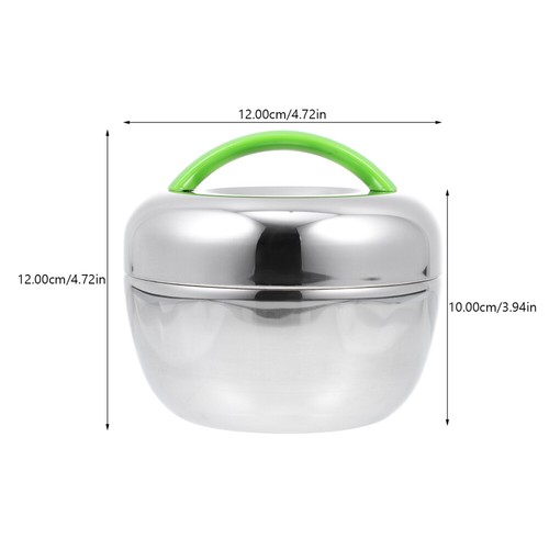  4 Sets Thermal Lunch Box Stainless Steel Boxes Bento Salad Container - Picture 6 of 12