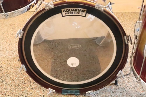 Slingerland Stage Band 3pc Drum Kit Set Red to Gold Duco Vintage 1960's 20/15/12 - Picture 14 of 17