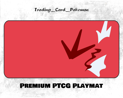 Pokemon TCG Shiny Red Gyarados Playmat/Mousepad for TCG/PTCG 700x350x2mm #183 - Picture 1 of 11