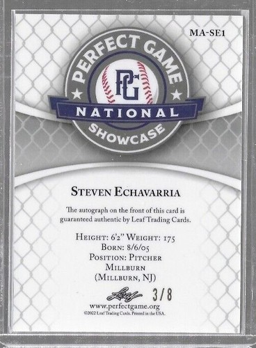 2022 Leaf Perfect Game RC Auto Metal /8 Card U-Pick Auction Many 2 Choose From - Picture 21 of 77